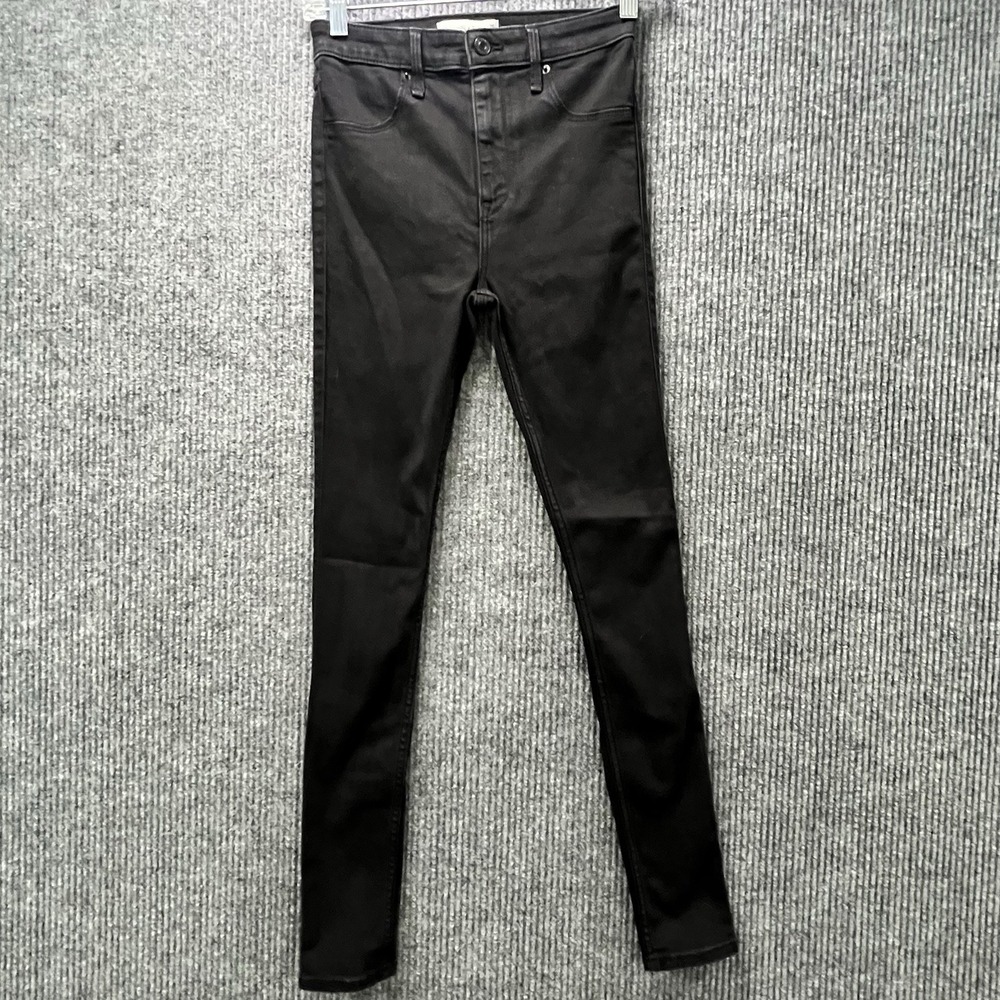 Abercrombie & Fitch The Jean Legging High-Rise Black Stretch Jeans Womens 2/26